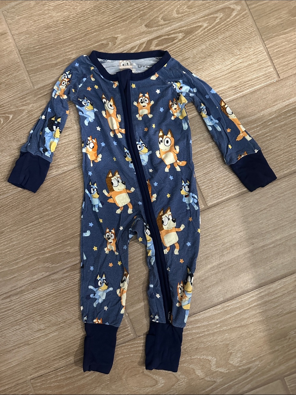 Little Sleepies Bluey one-Piece Zippy Pajamas